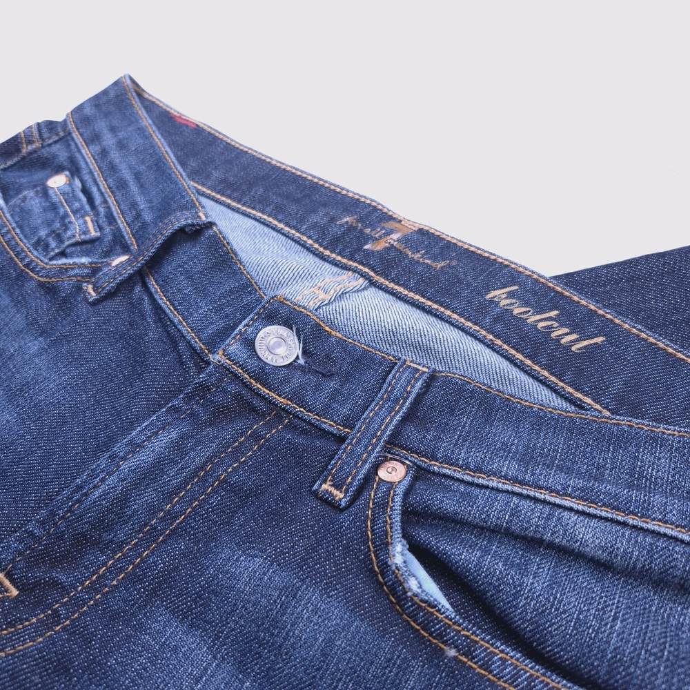7 For All Mankind Women's Indigo Boot Cut Jeans - Picture 6 of 6